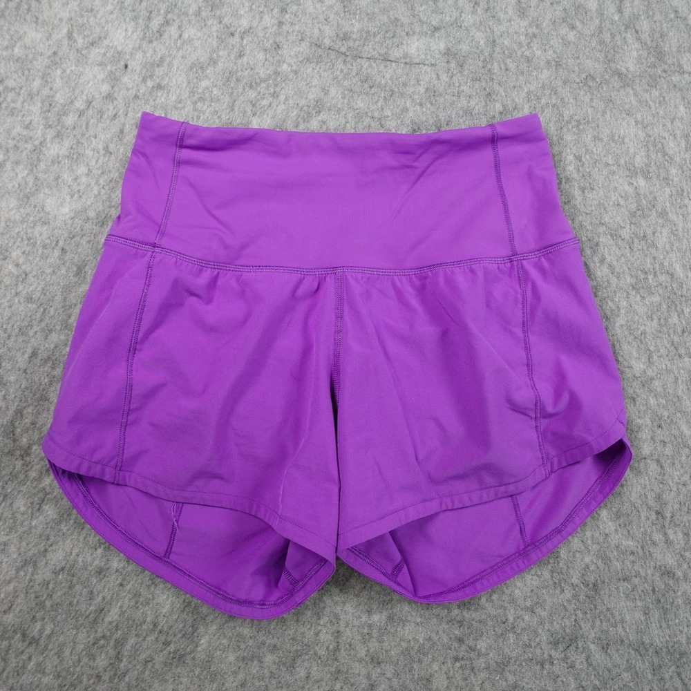 Lululemon Shorts Women 0 Purple Speed Up High Rise 4" Athletic Running Workout